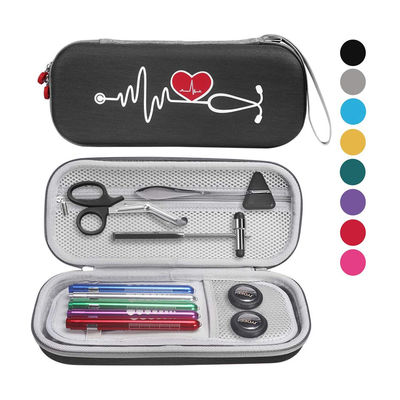 Premiers secours imperméables noirs Kit EVA Foam de catégorie médicale de stéthoscope