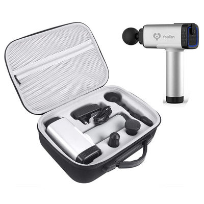 Étui pour pistolet de massage adapté aux voyages, fabriqué à partir de matériaux en polyester 900D et EVA offrant une protection contre les chocs d'eau et les rayures