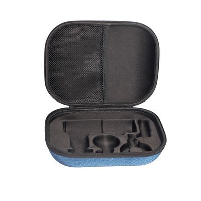Boîtier de protection compact pour pistolet de massage électrique EVA durable avec plusieurs compartiments de rangement et fermeture à fermeture éclair durable