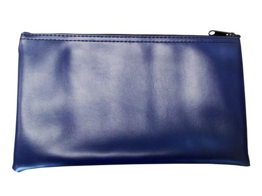 Sacs bancaires à fermeture à glissière personnalisables disponibles en différentes tailles en PVC et en cuir adaptés au dépôt en espèces