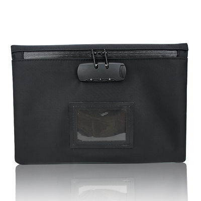 Sacs bancaires à fermeture à glissière réutilisables avec couleur et taille personnalisées, poche transparente en vinyle et mécanisme de verrouillage