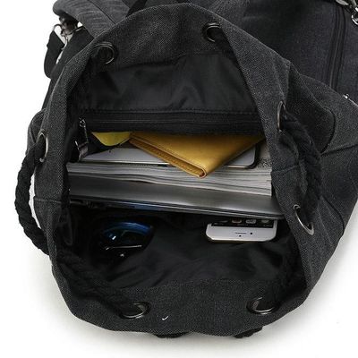 CE Travel Draw String Petit sac à dos étanche à l'eau Sac à dos en toile de nylon 210D Travel Draw String Sac à dos étanche à l'eau Sac à dos avec épaule