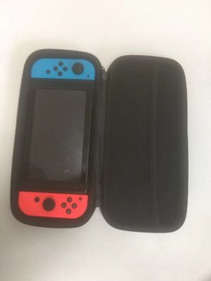 Unité centrale EVA Travel Case Dustproof en cuir de velours de jeux de commutateur de Nintendo