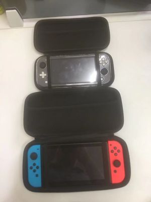 Unité centrale EVA Travel Case Dustproof en cuir de velours de jeux de commutateur de Nintendo