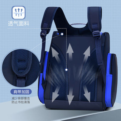 Sac à dos à l' épreuve des chocs pour l' école à l' épreuve de l' eau 600D polyester Nylon PU cuir