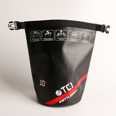 Sac imperméable de sac à dos de plage de bâche de PVC avec la fermeture de boucle