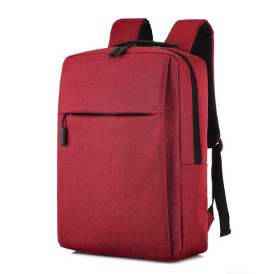 Sac à dos imperméable en nylon facultatif à ordinateur portable de 4 couleurs avec le chargeur d'USB