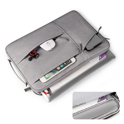 Housse d'ordinateur portable EVA imperméable antichoc en polyester 600D, taille personnalisée, matériau néoprène avec poche zippée pour MacBook Air 13 pouces