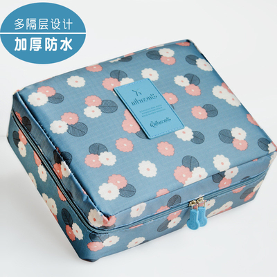 Le stockage cosmétique de double de voyage d'hommes de dames sac de lavage multifonctionnel imperméabilisent