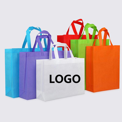 Le sac réutilisé de Tote Non Woven Fabric Shopping a adapté réutilisable aux besoins du client avec le logo