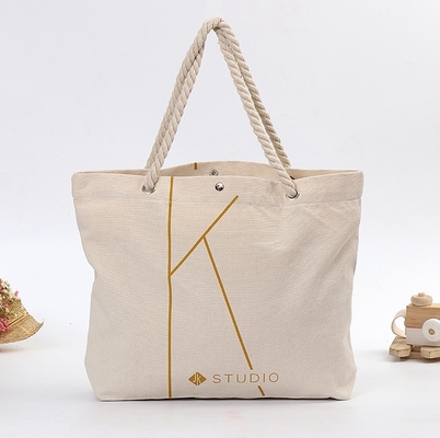Sac d'épicerie naturel plat de achat de coton Tote Bag promotionnel